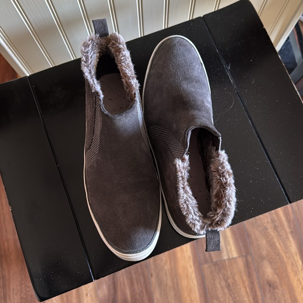 Toms Gray Ankle Booties